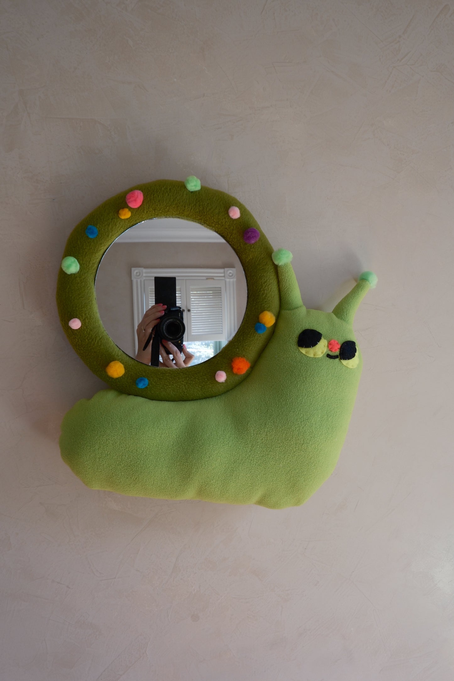Cactus Snail • Clunky Picnic Plush Mirror