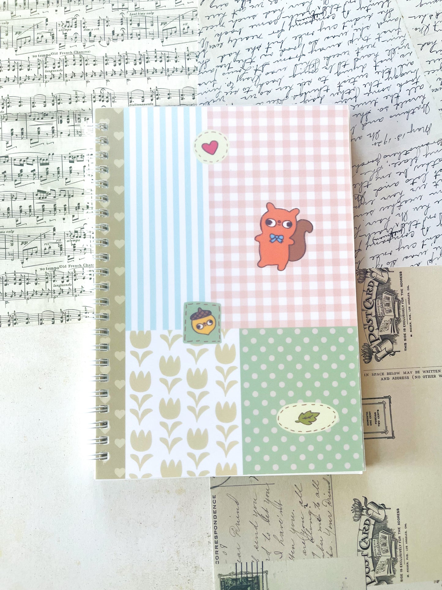 Forest Polka-dot Friends - Blank Journal