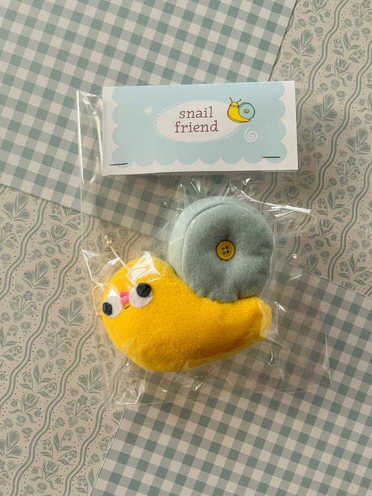 #3 Snail Friend - Mini Clunky Plush Collectible