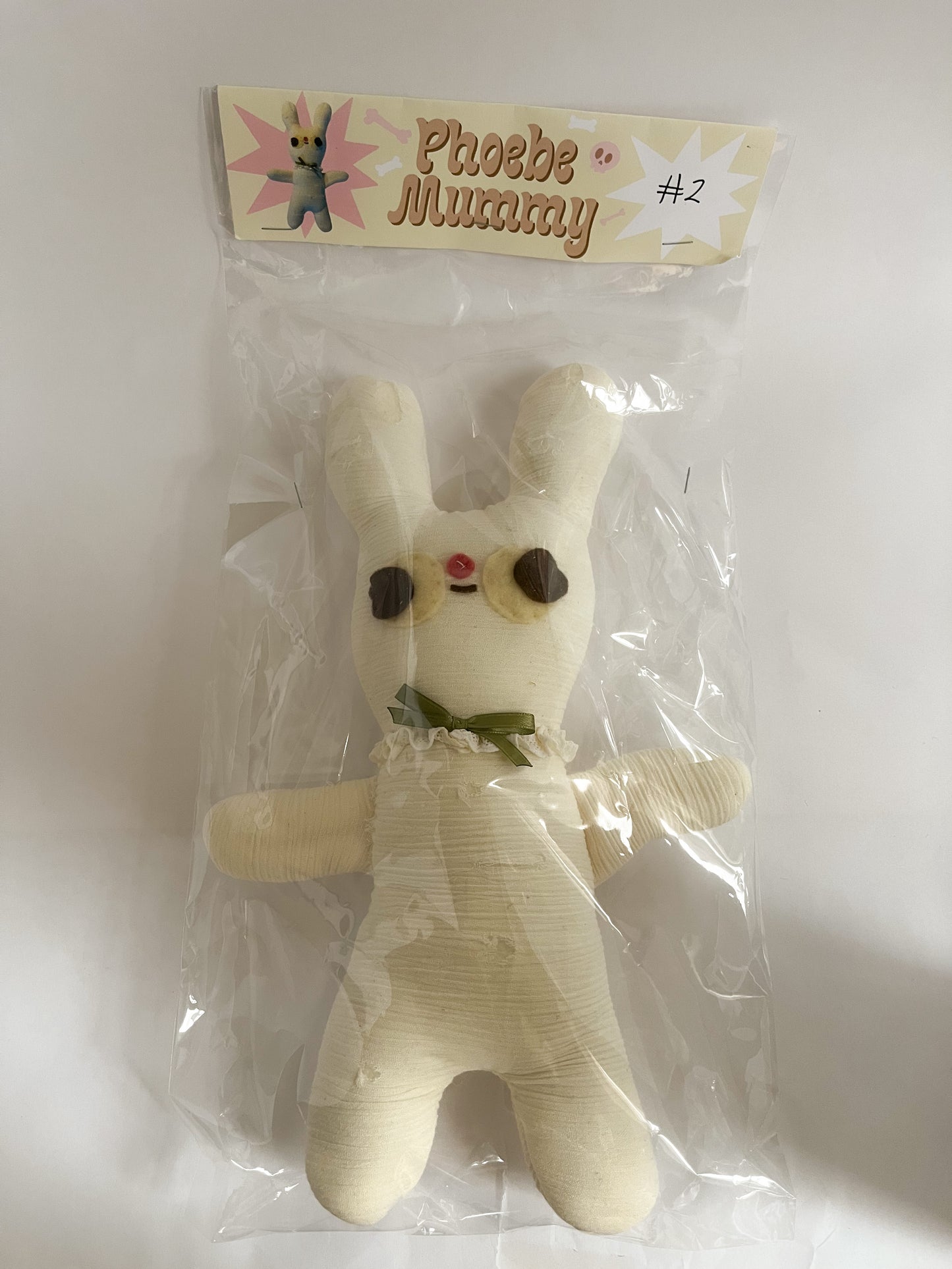 #2 Mummy Phoebe Bunny - Clunky Plush Collectible