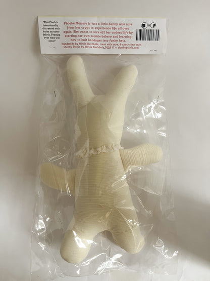 #1 Mummy Phoebe Bunny - Clunky Plush Collectible