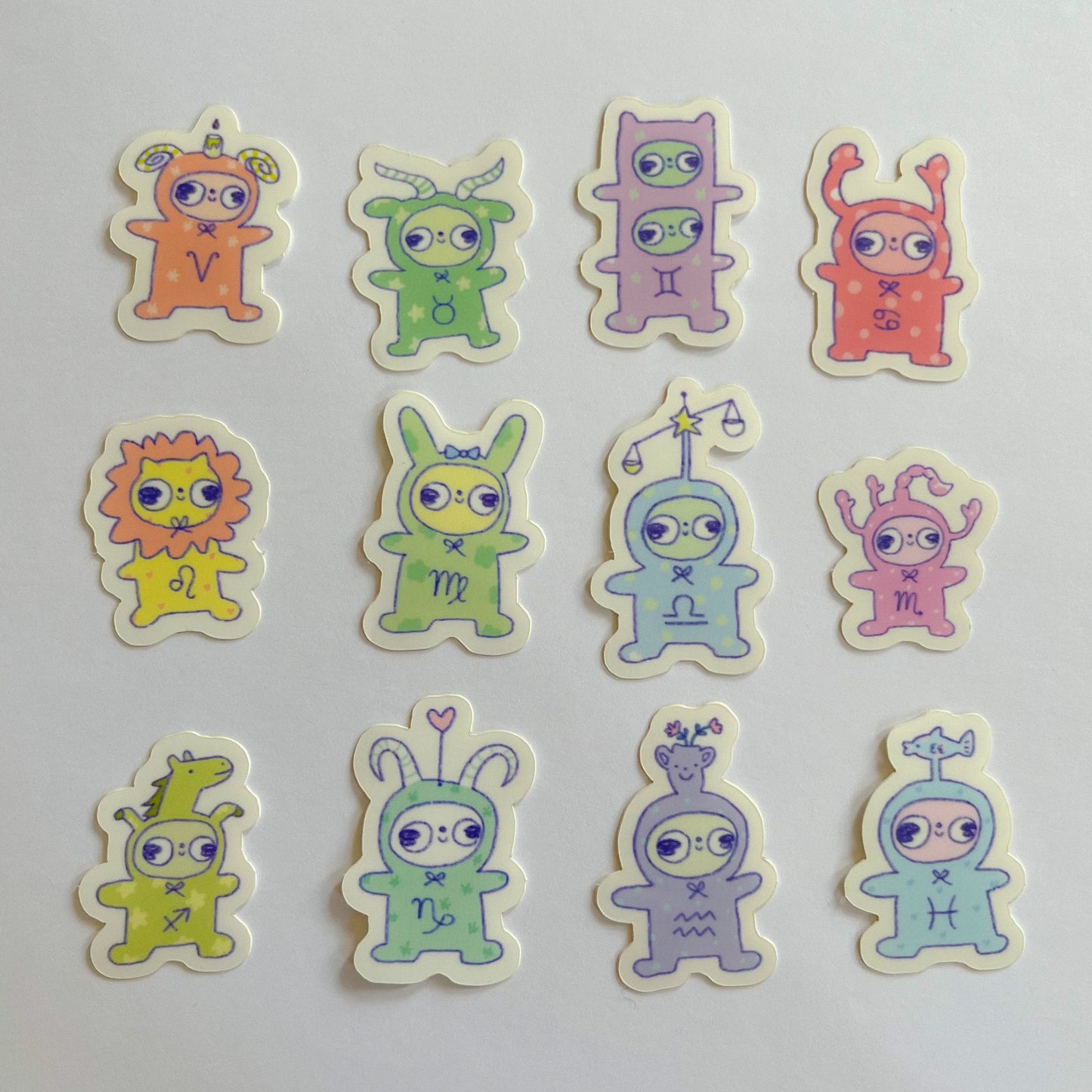 Zodiac Clunkies Sticker Pack