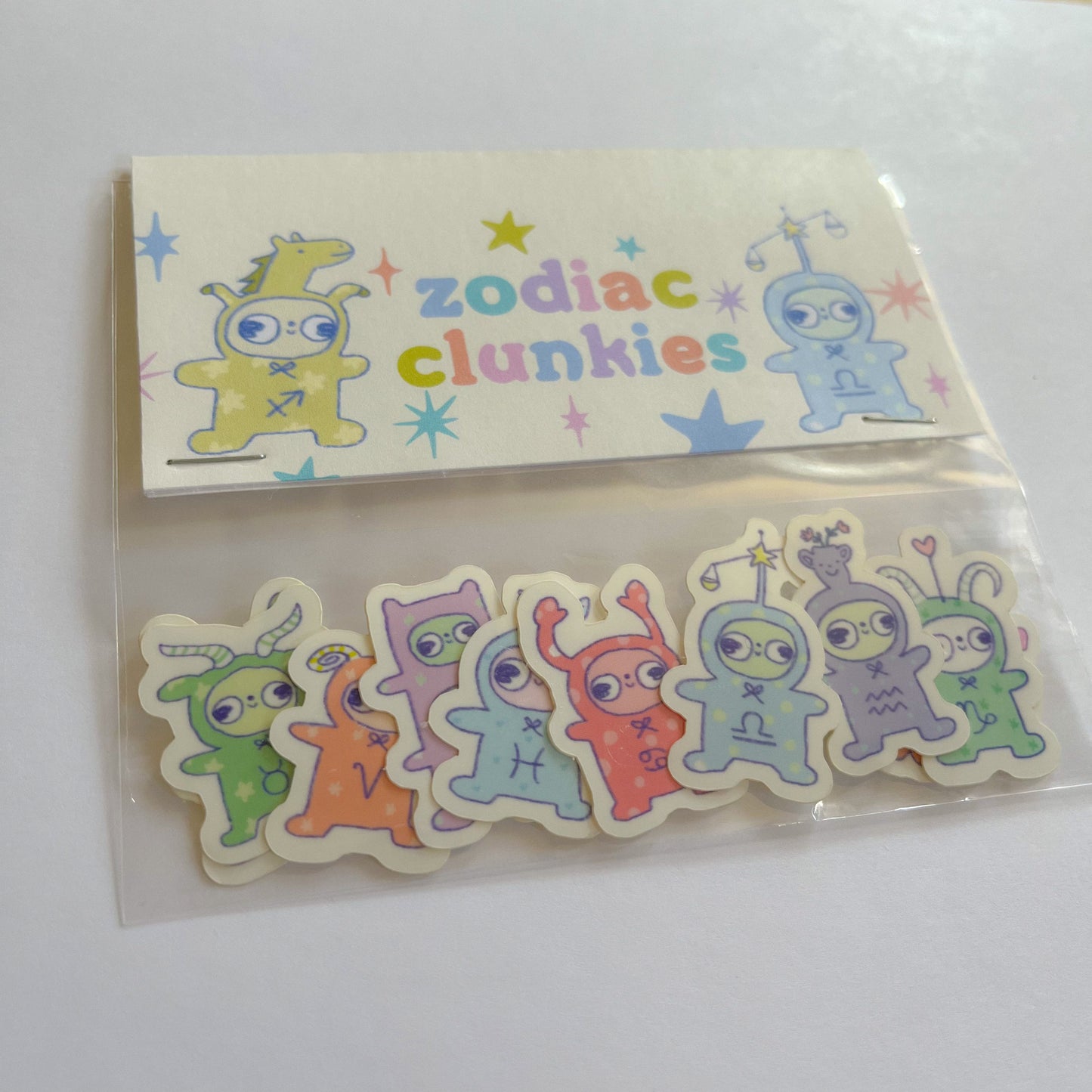 Zodiac Clunkies Sticker Pack