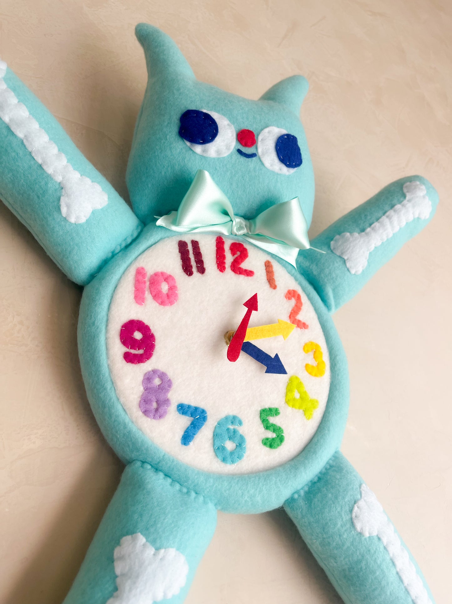 X-RAY Gooby Plushie Friend Functional Analog Clock - New Smaller Size