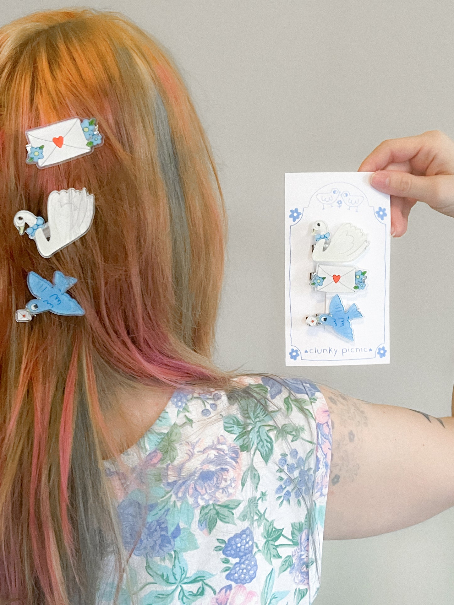 Birdie Love - Hair Clip Set