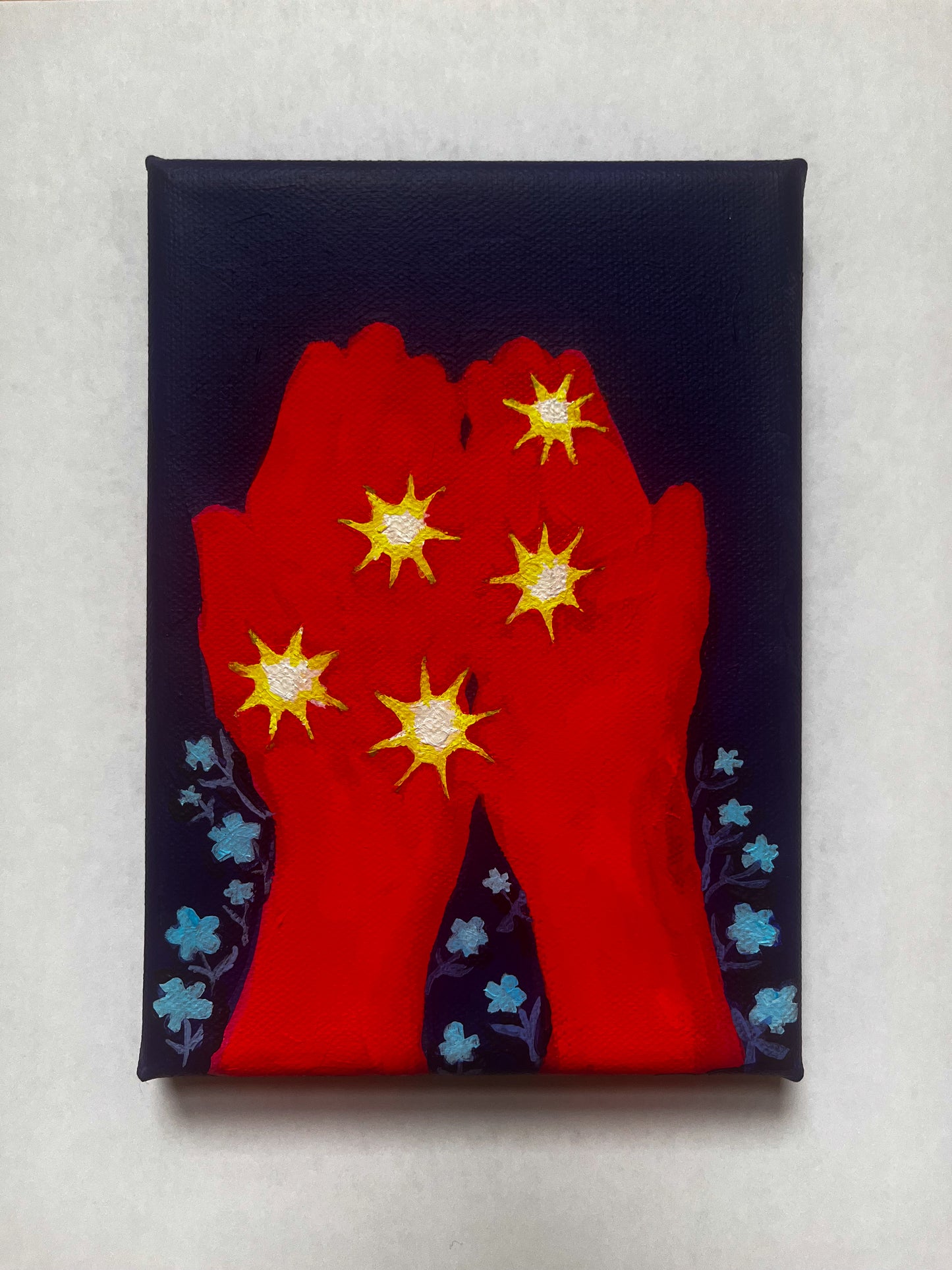 Letting the Lightning Bugs Go - Original Painting