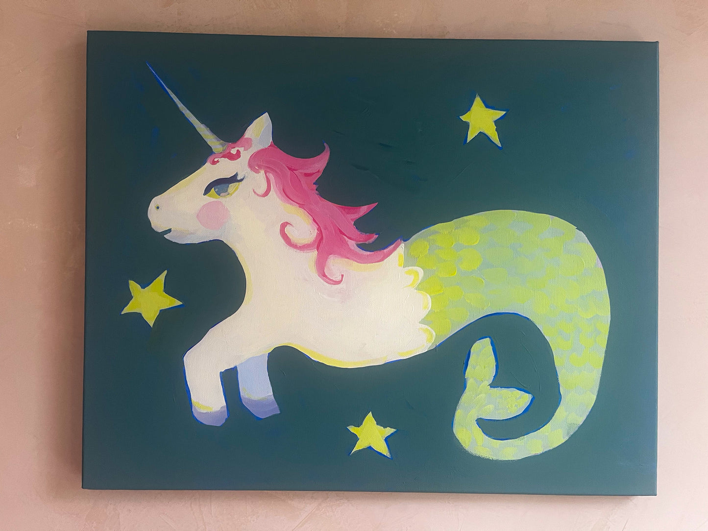 Sea Unicorn - Original Painting