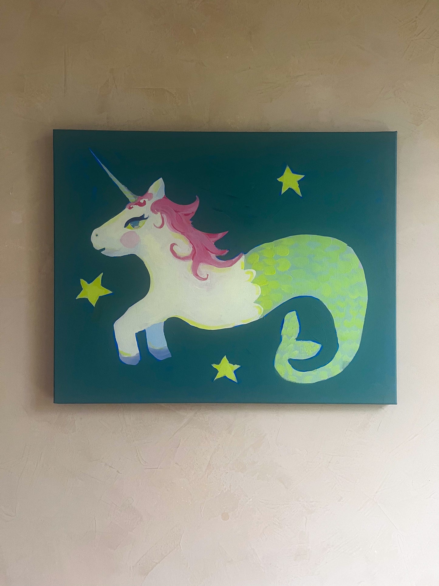 Sea Unicorn - Original Painting