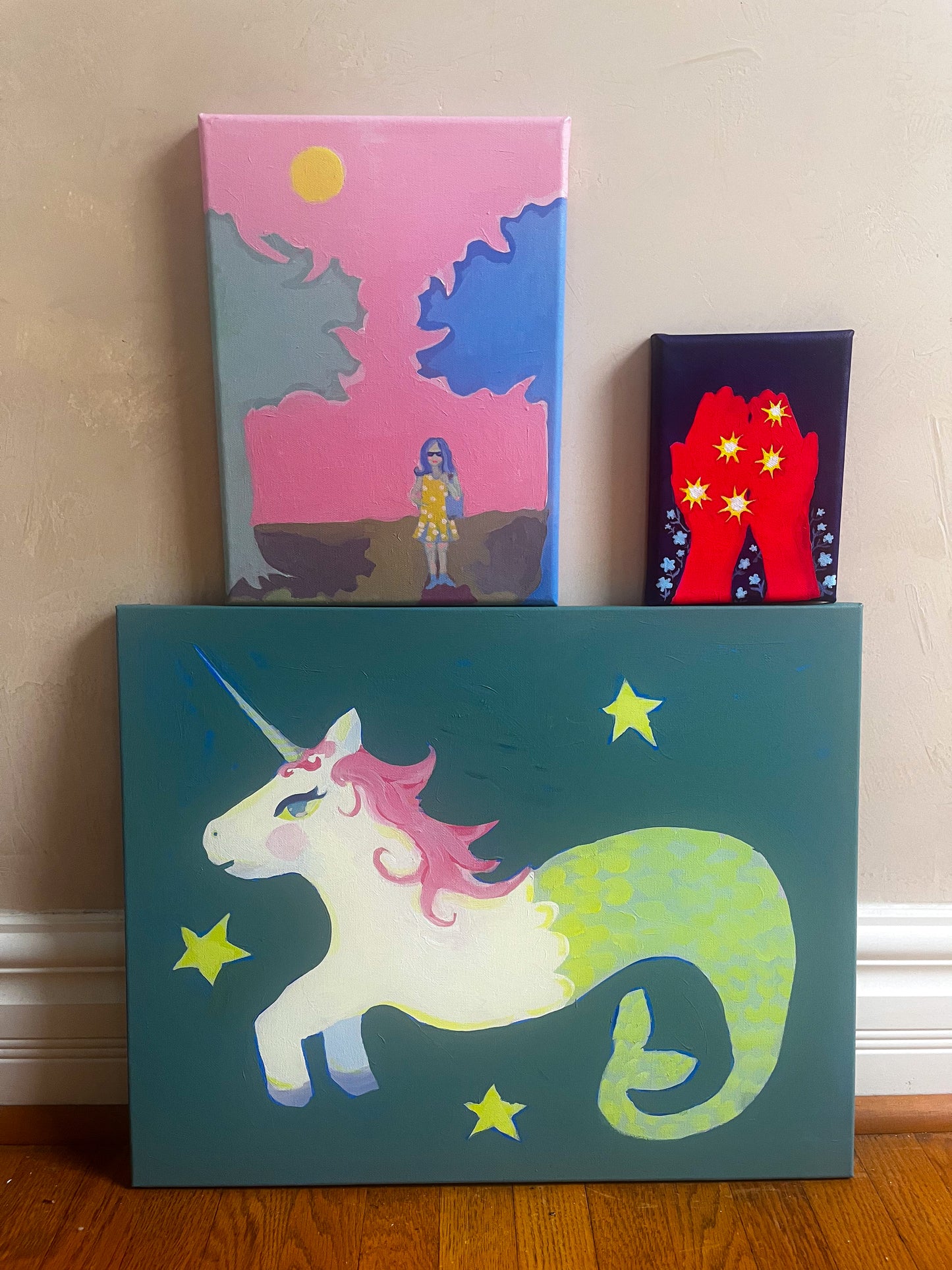 Sea Unicorn - Original Painting
