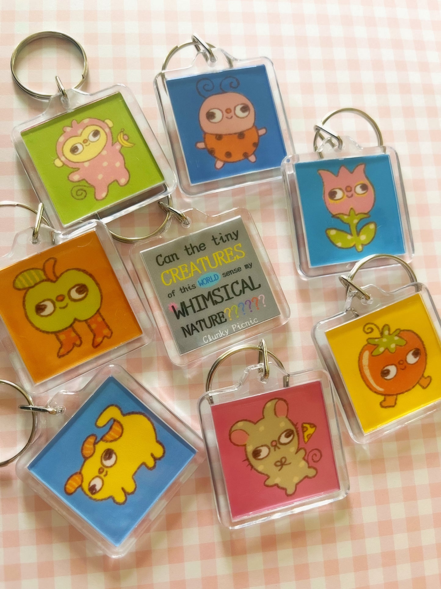 ~CLUNKY CREATURE CITIZENS~ MINI KEYCHAIN! MYSTERY BLIND BAG!