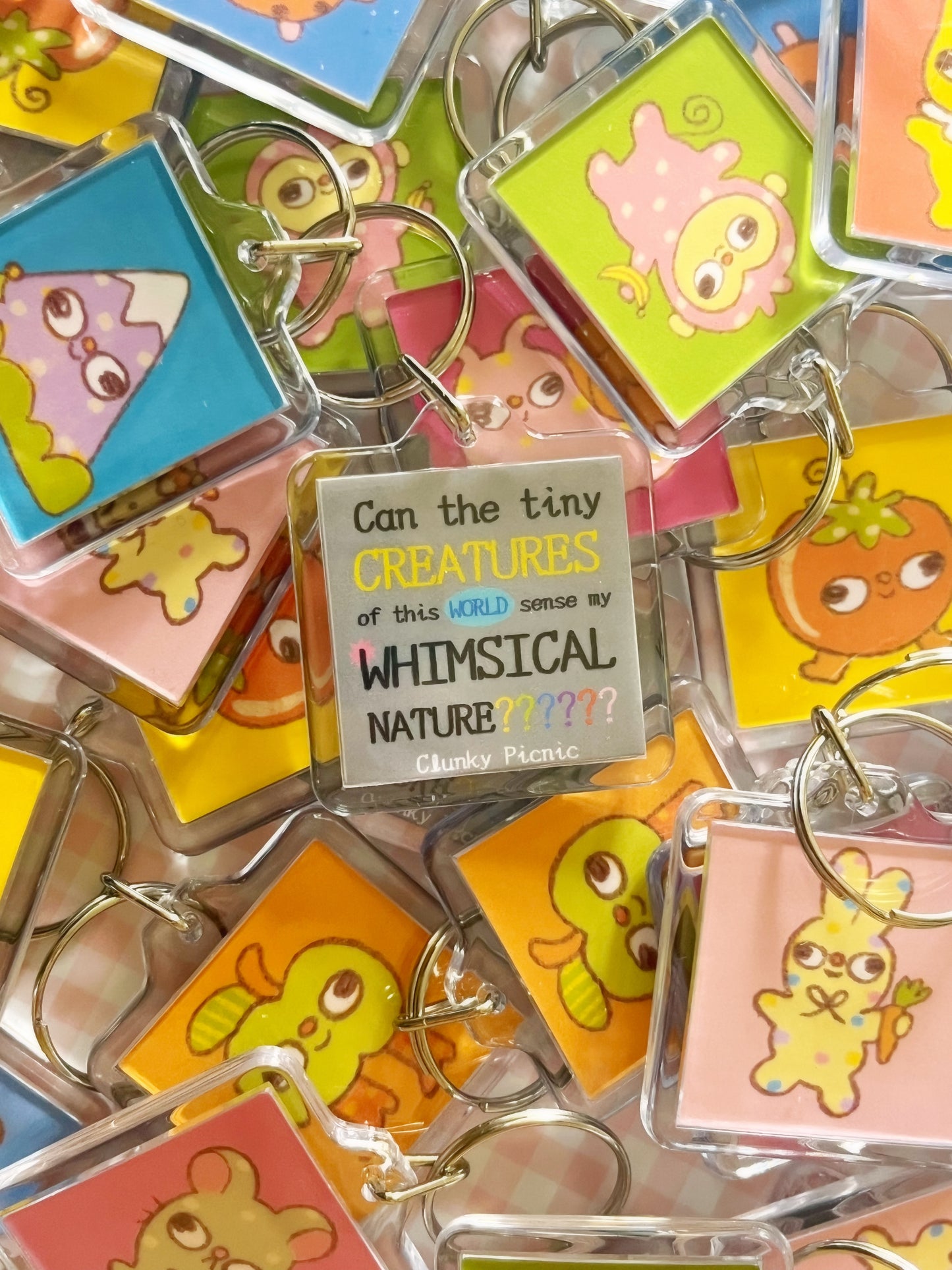 ~CLUNKY CREATURE CITIZENS~ MINI KEYCHAIN! MYSTERY BLIND BAG!