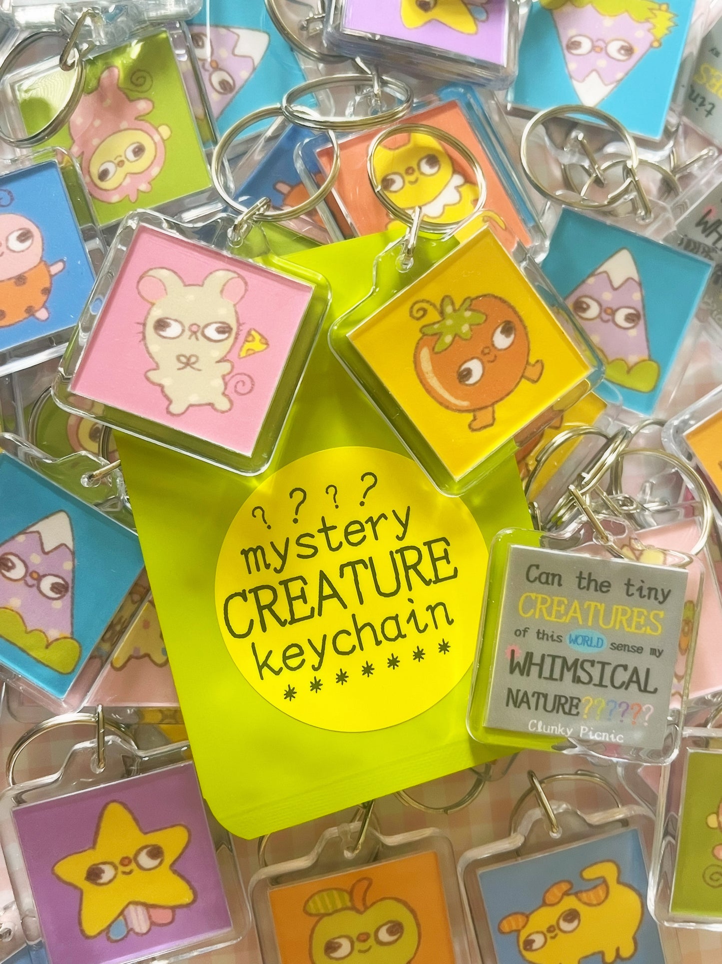~CLUNKY CREATURE CITIZENS~ MINI KEYCHAIN! MYSTERY BLIND BAG!