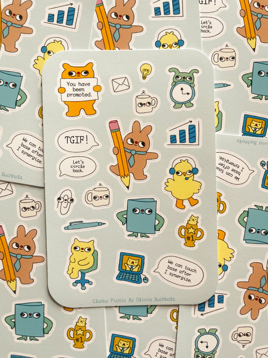 TGIF Office Sticker Sheet