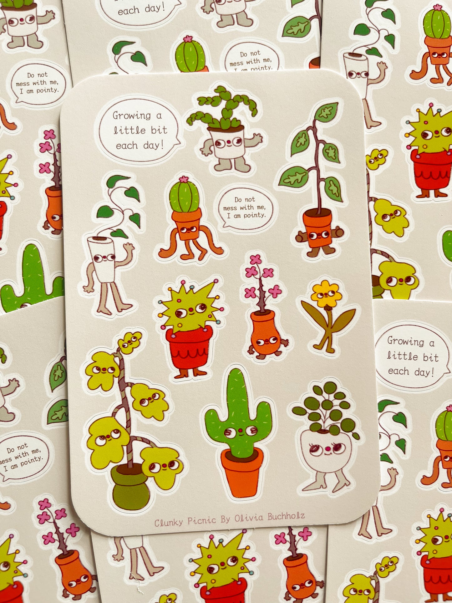 Pretty Plants Sticker Sheet