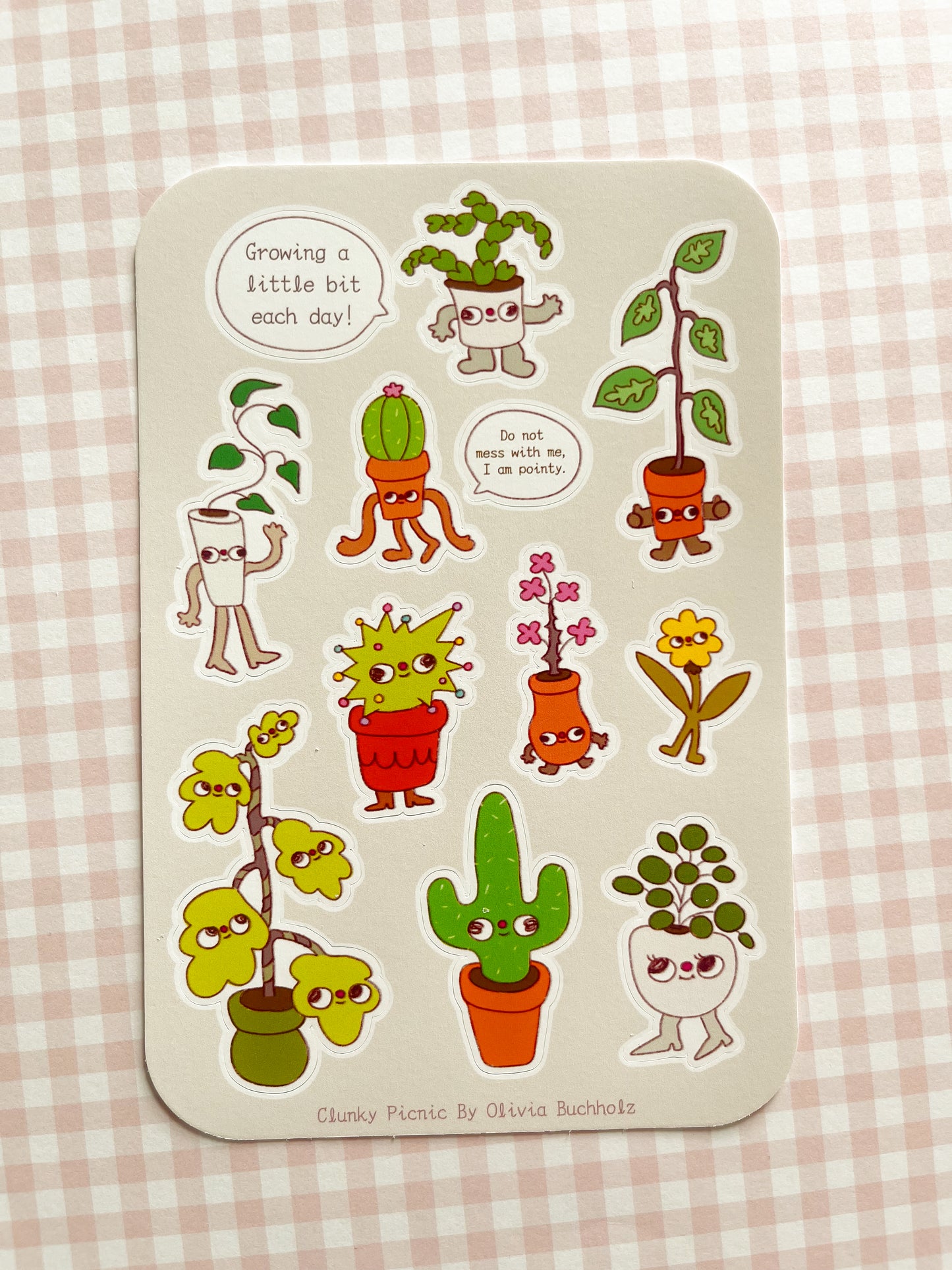 Pretty Plants Sticker Sheet
