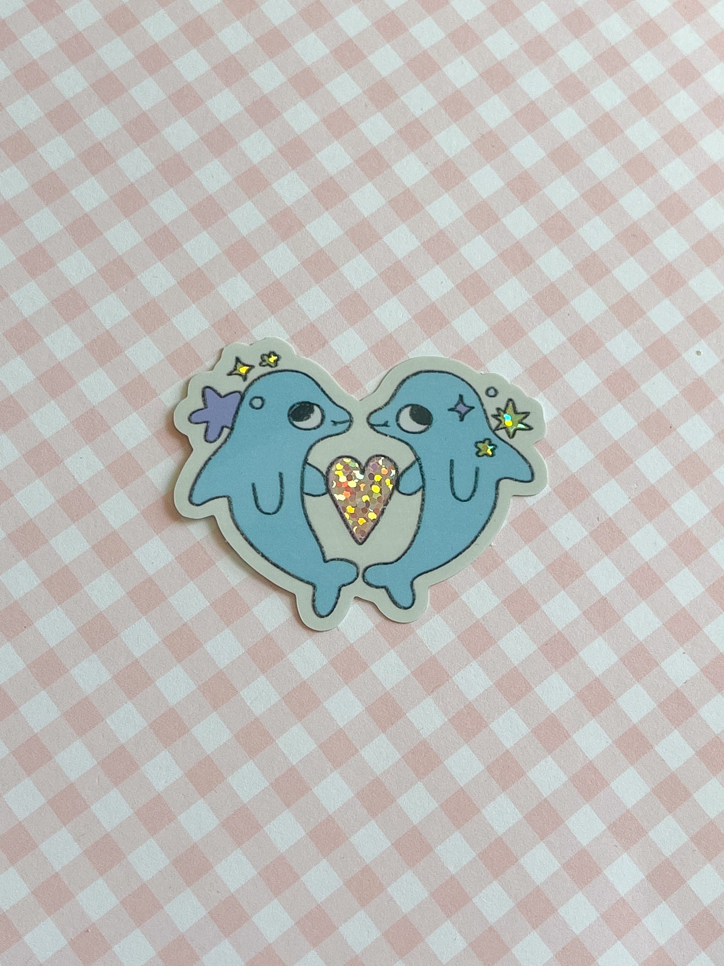 Dolphin Love Sticker