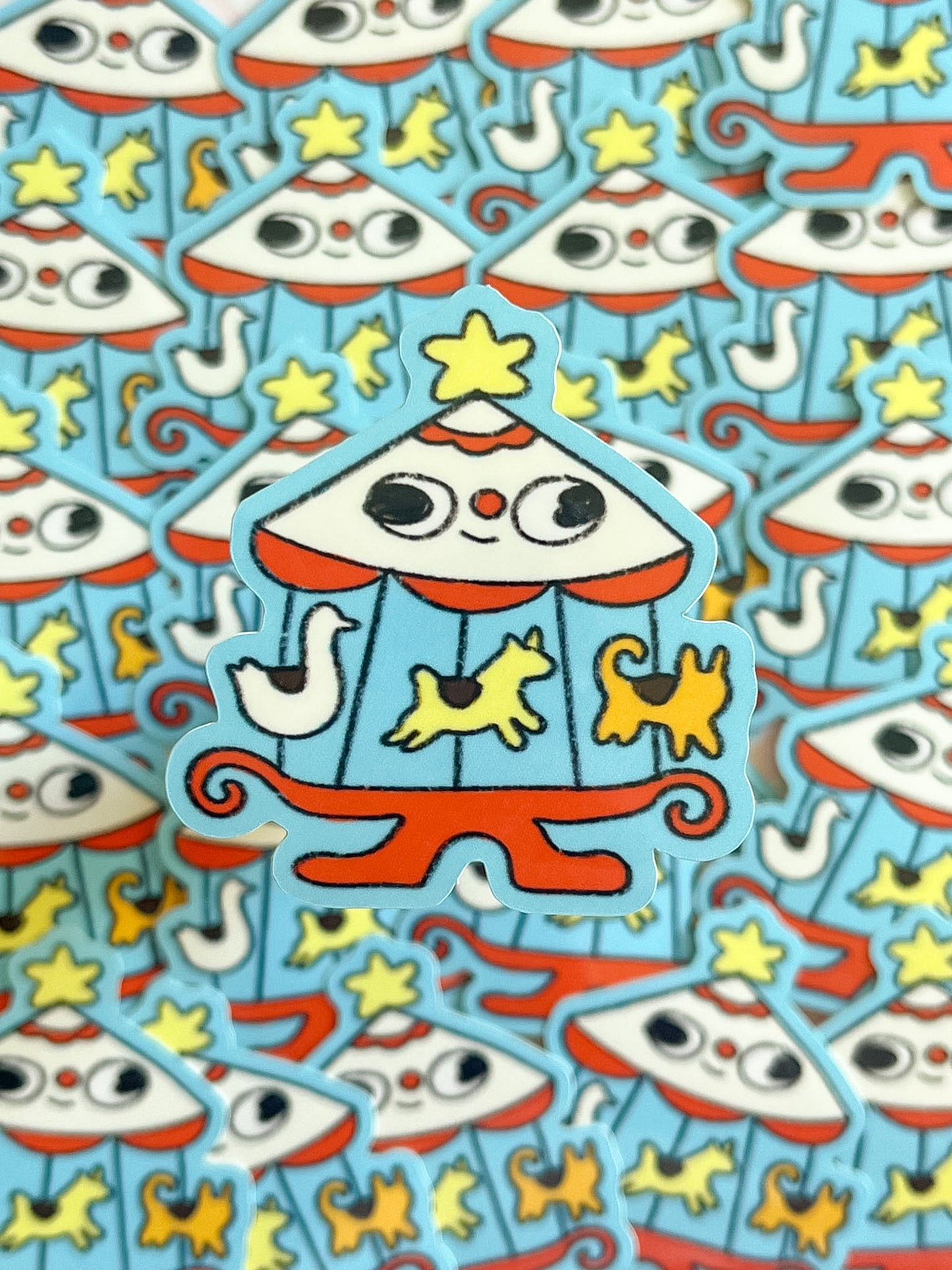 Clunky Carousel Sticker