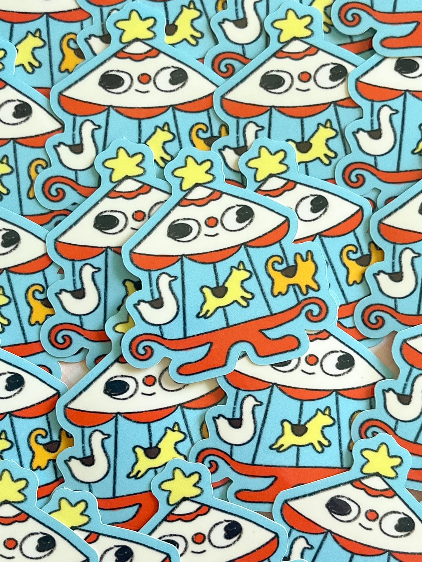 Clunky Carousel Sticker