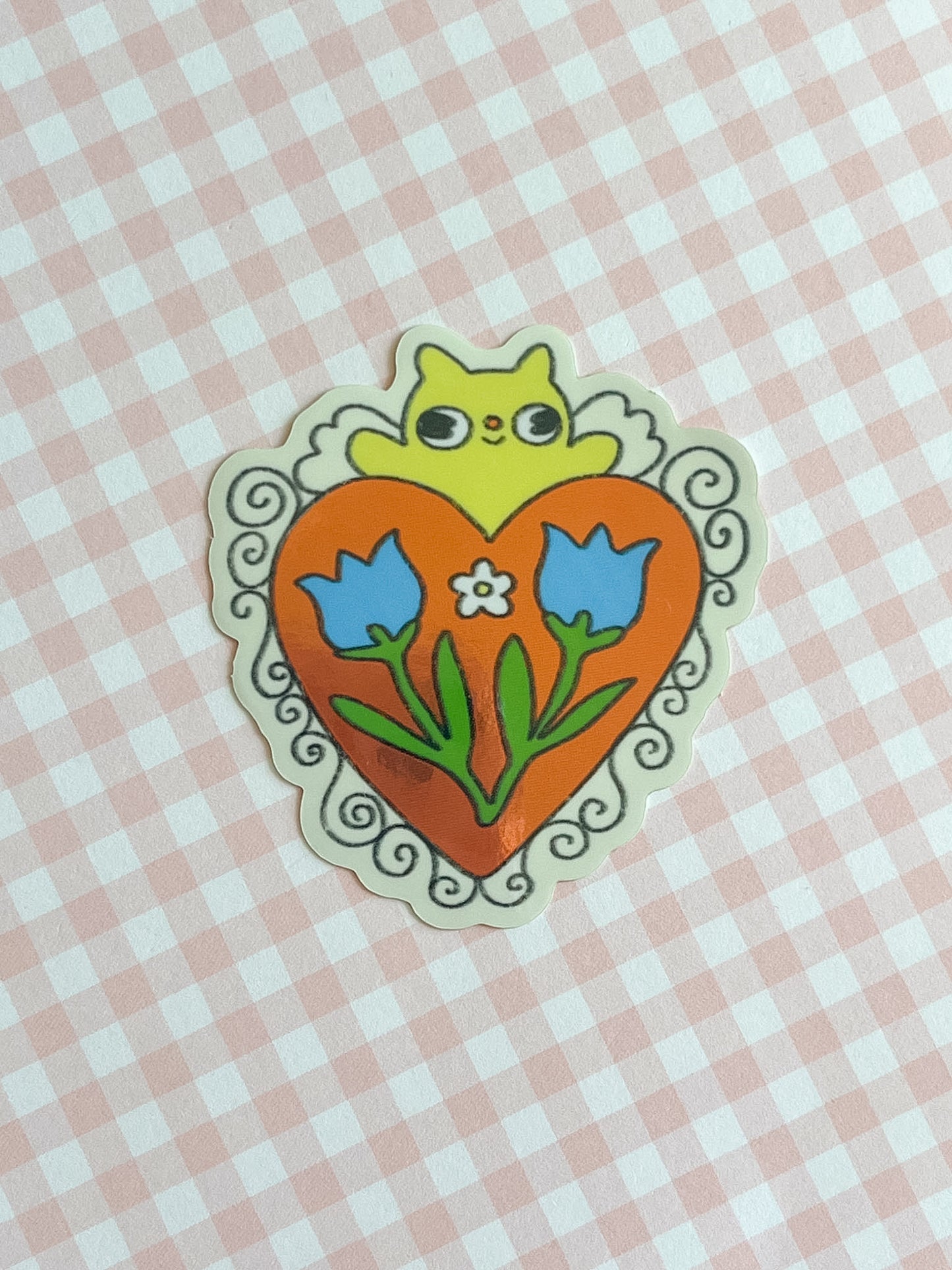 Gooby Cat Valentine Sticker