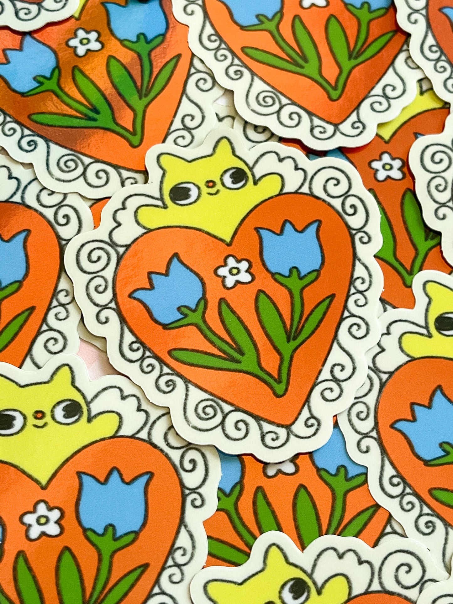 Gooby Cat Valentine Sticker