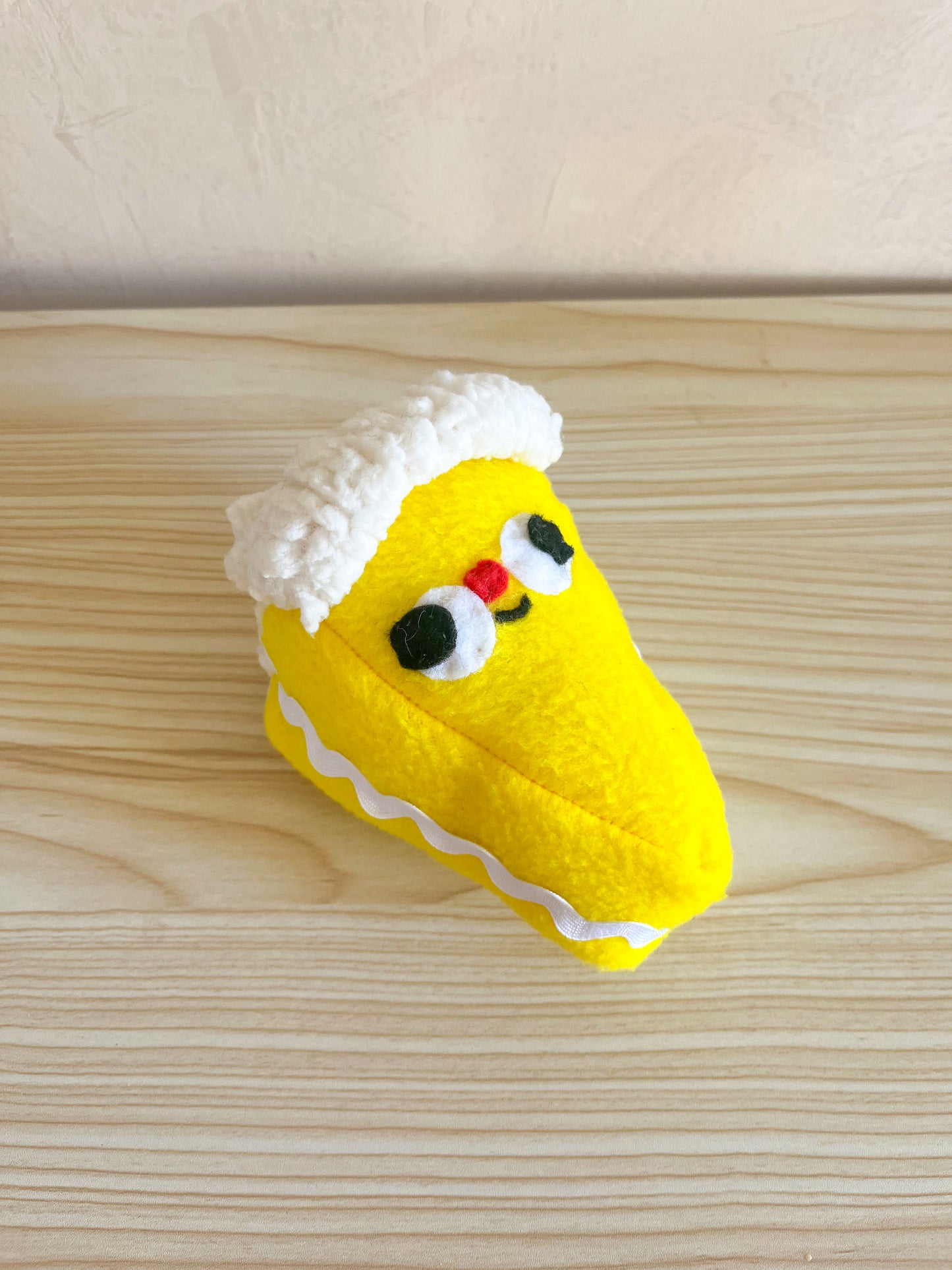 lemon meringue pie slice - Clunky Plush Collectible