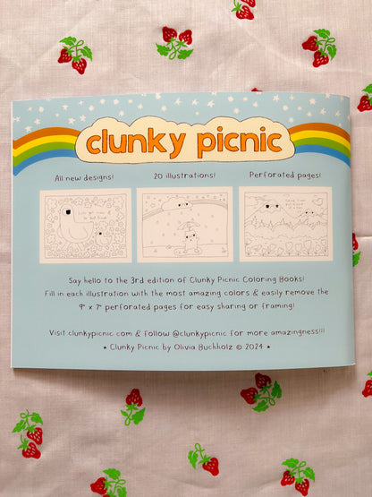 Clunky Picnic Coloring Book: THE THIRD!