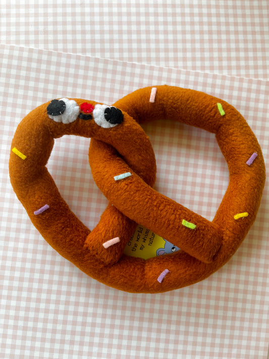 RAINBOW SPRINKLE PRETZEL #1 - Clunky Plush Collectible