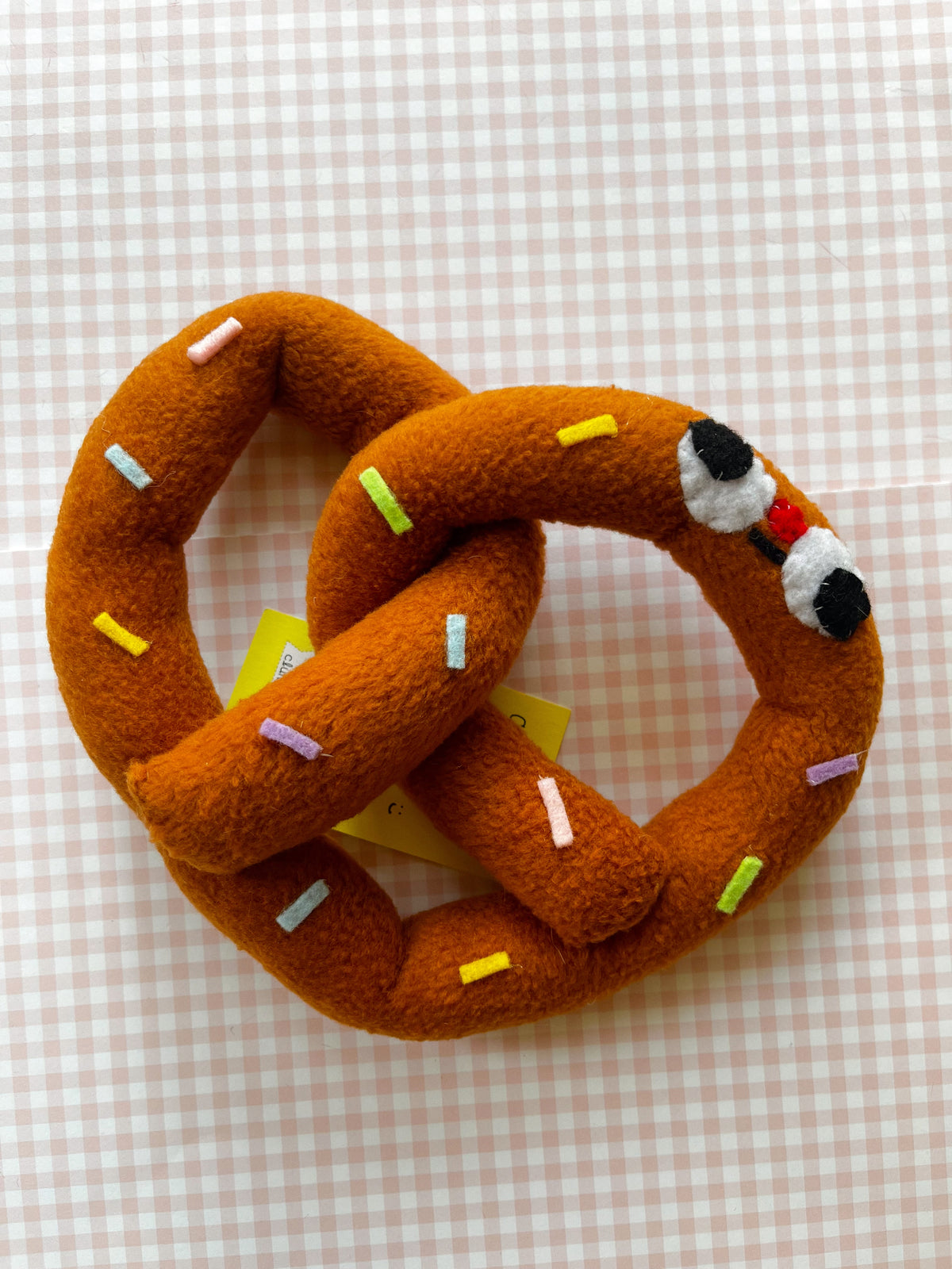 RAINBOW SPRINKLE PRETZEL #2 - Clunky Plush Collectible