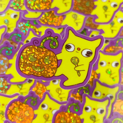 Therapizing with Pumpkin Sticker