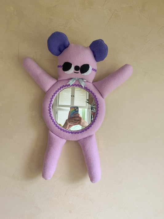 Lavender Koala - Clunky Picnic Plush Mirror