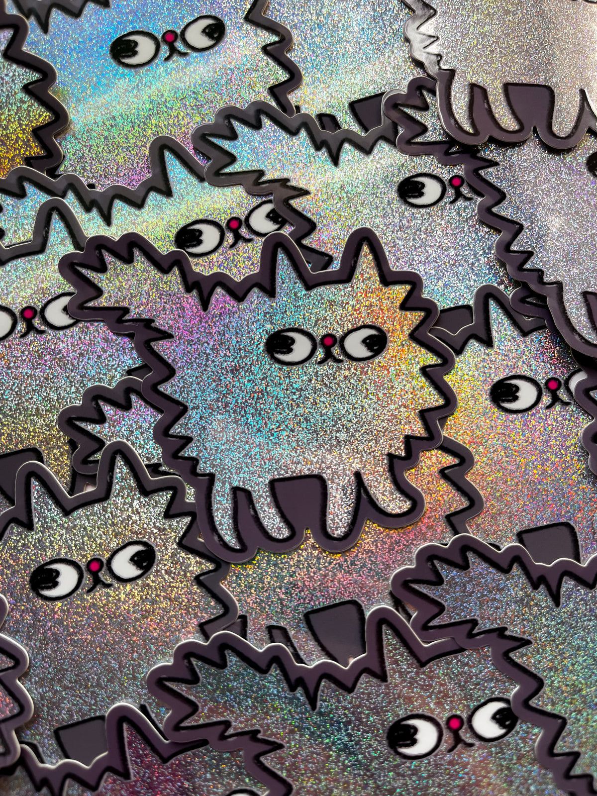 SCAREDY CAT Sticker