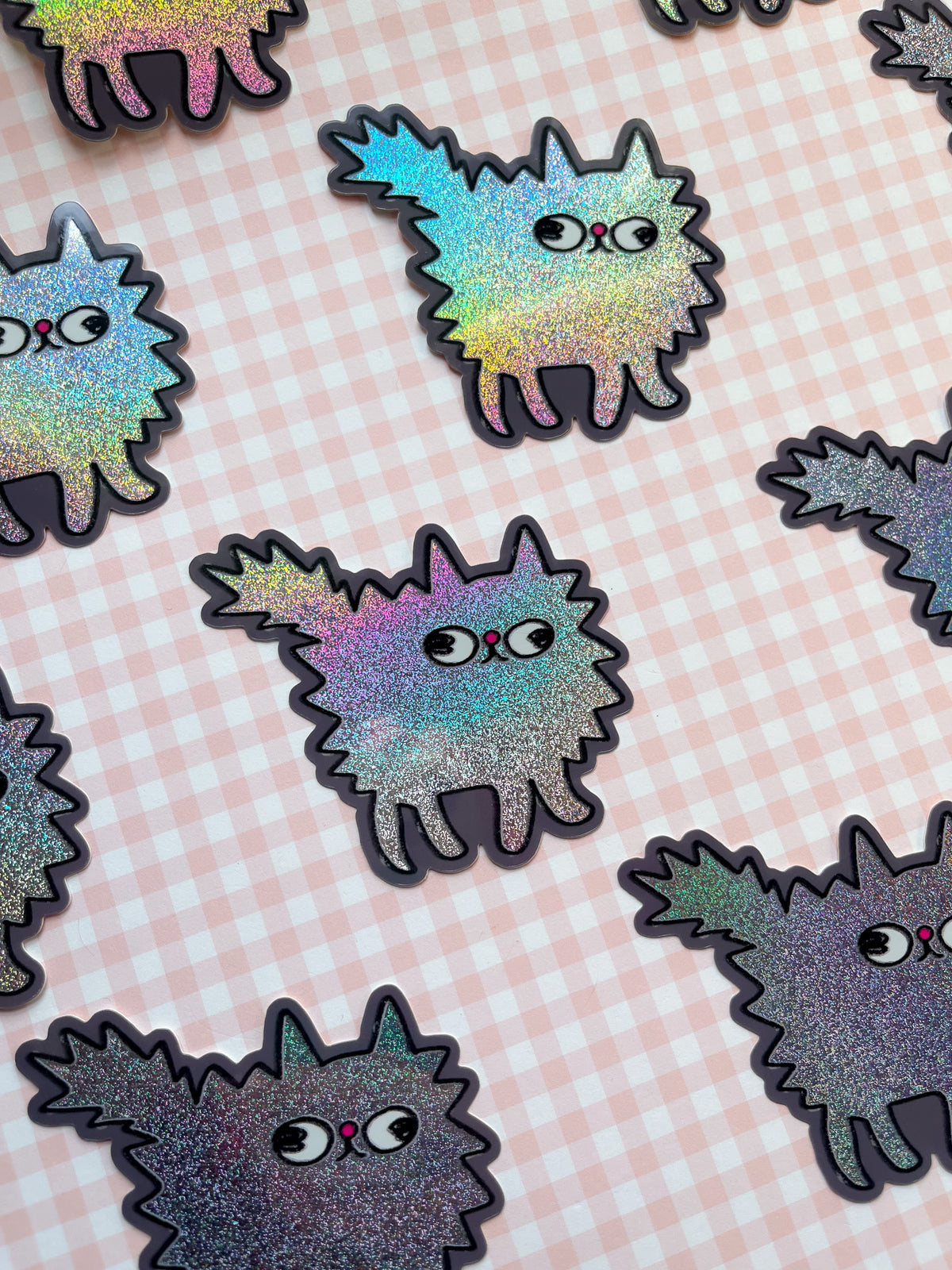 SCAREDY CAT Sticker