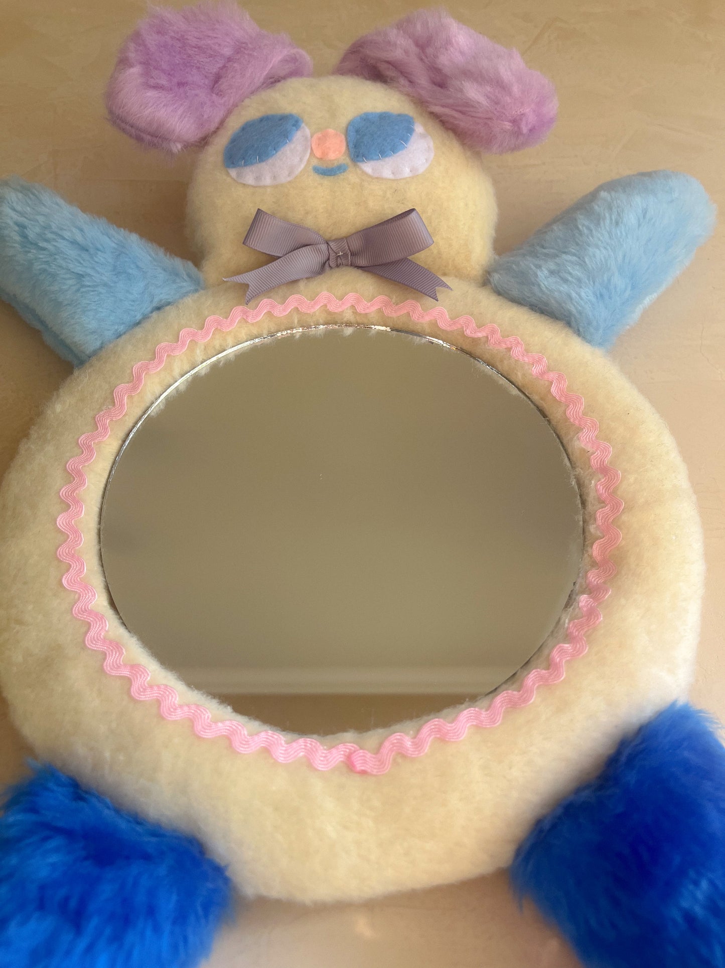 Pastel Doggie • Clunky Picnic Plush Mirror