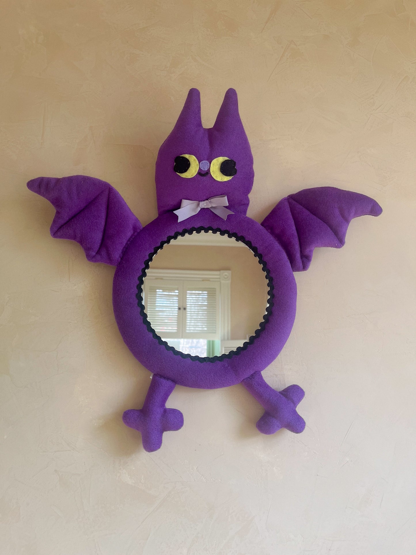 Plum Bat • Clunky Picnic Plush Mirror
