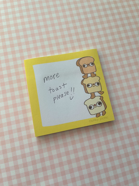 Toast Tower Sticky Notes