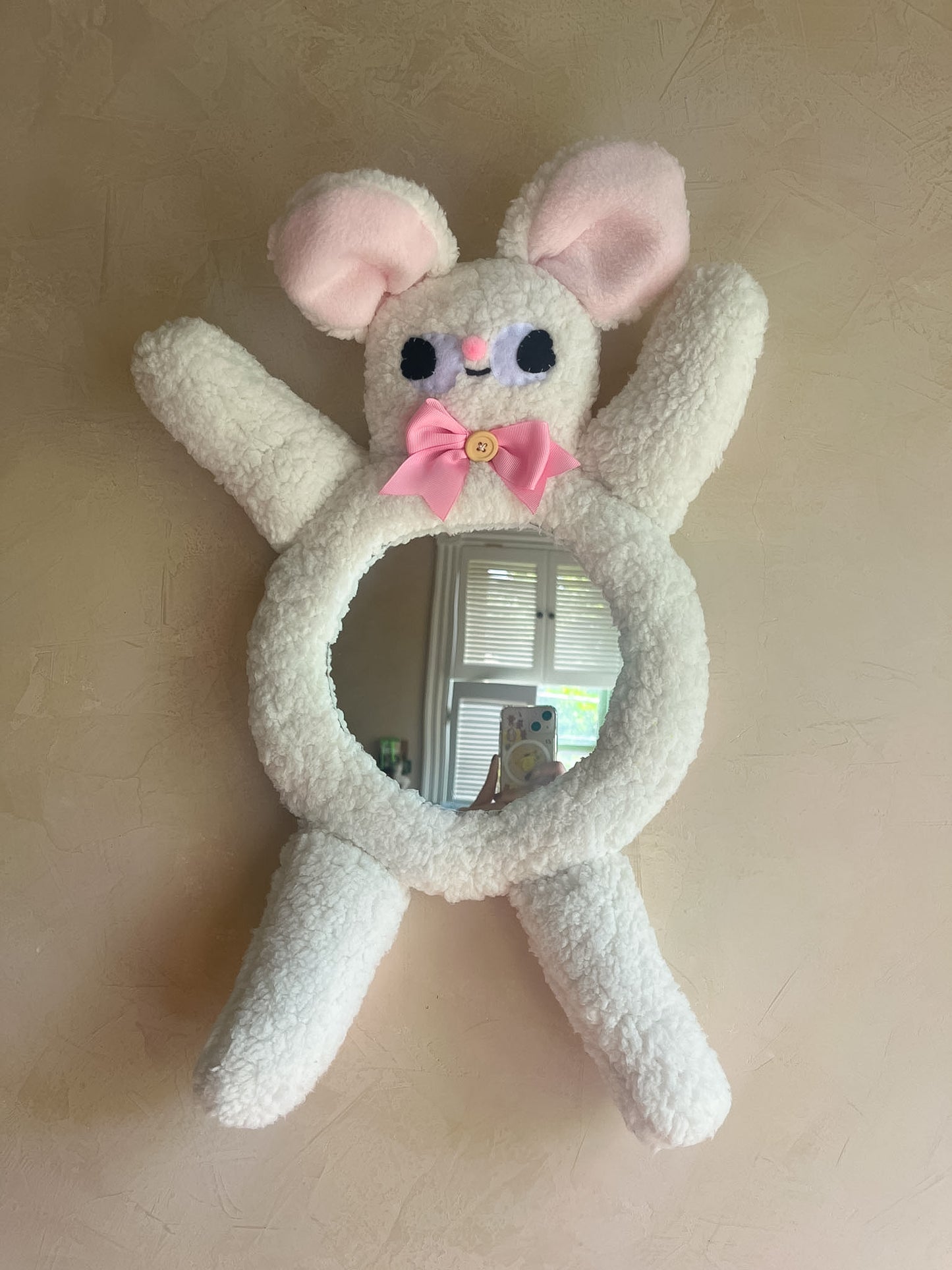 Fluffy Mouse • Clunky Picnic Plush Mirror