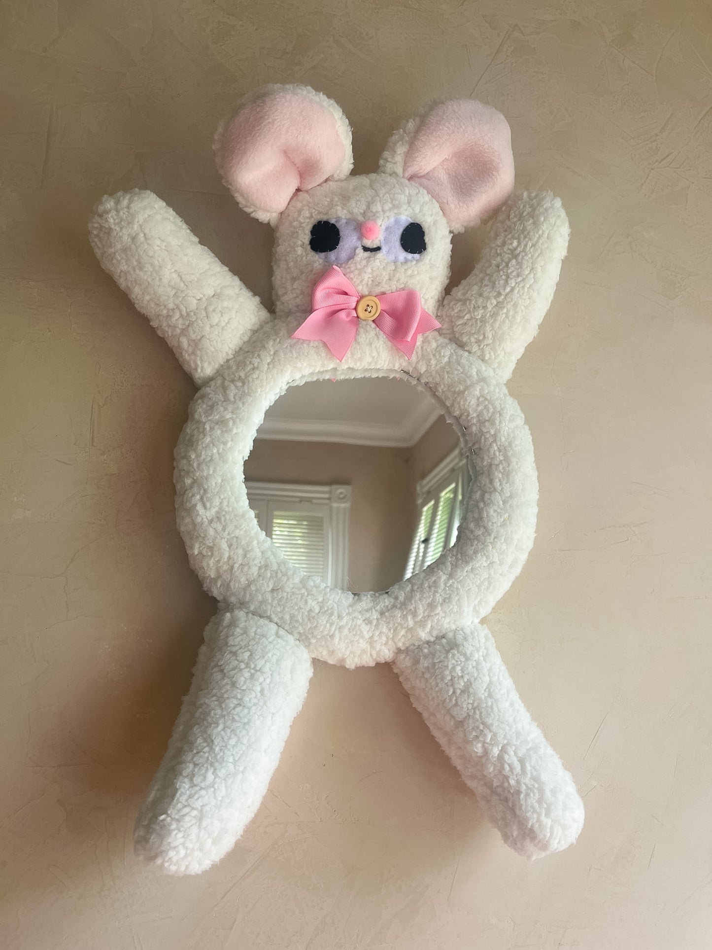 Fluffy Mouse • Clunky Picnic Plush Mirror