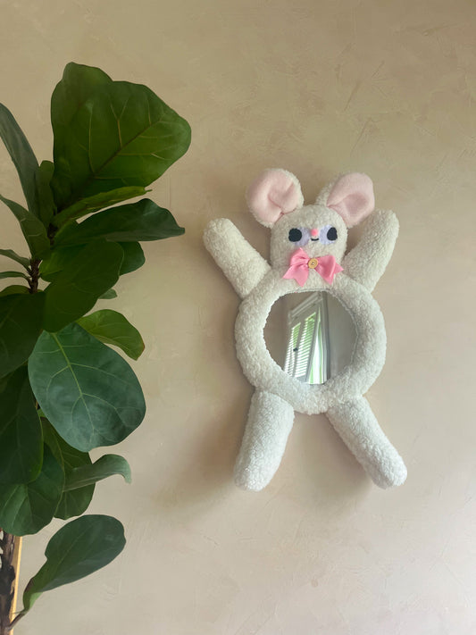 Fluffy Mouse • Clunky Picnic Plush Mirror