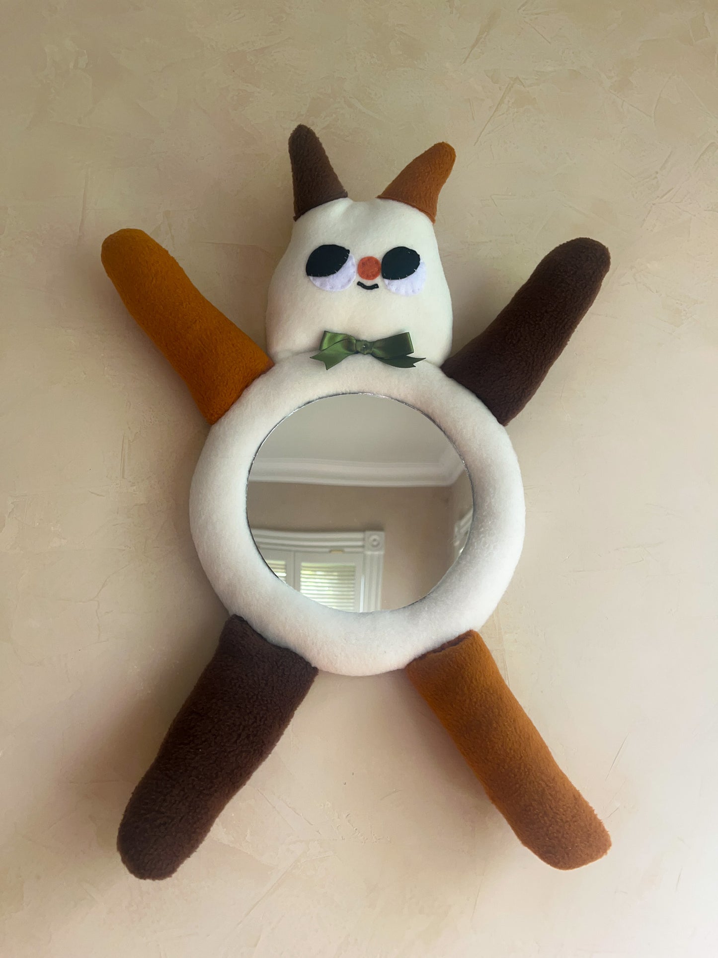 Calico Cat • Clunky Picnic Plush Mirror