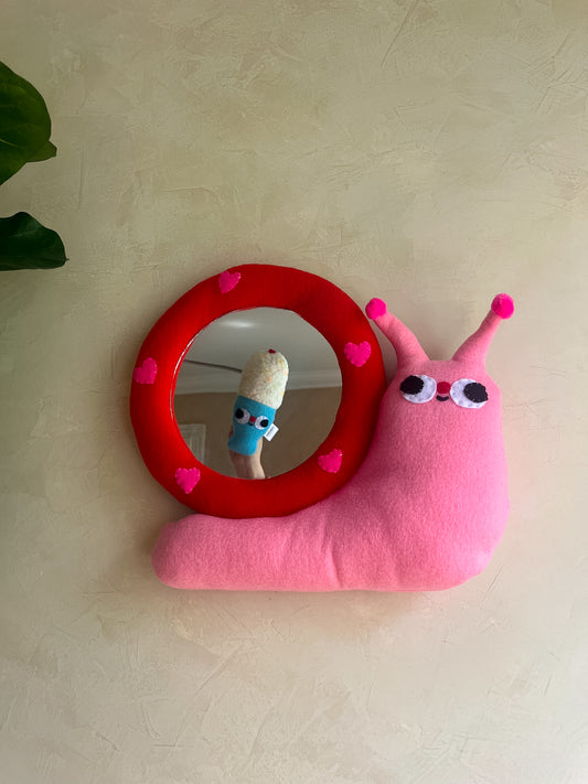 Love Snail • Clunky Picnic Plush Mirror