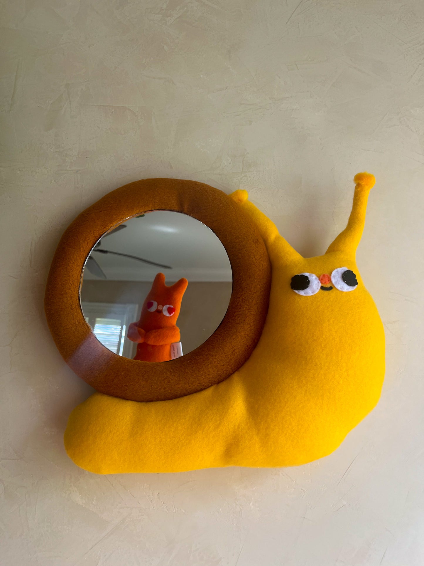 Normal Snail • Clunky Picnic Plush Mirror