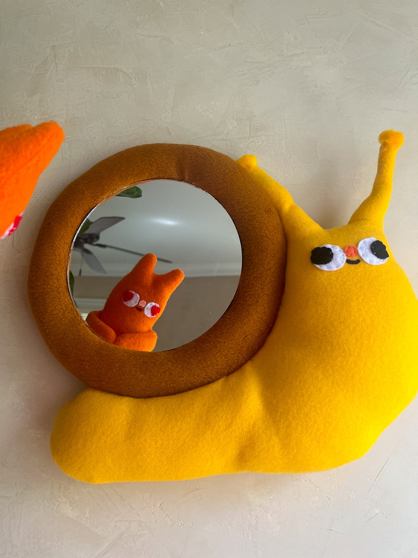 Normal Snail • Clunky Picnic Plush Mirror