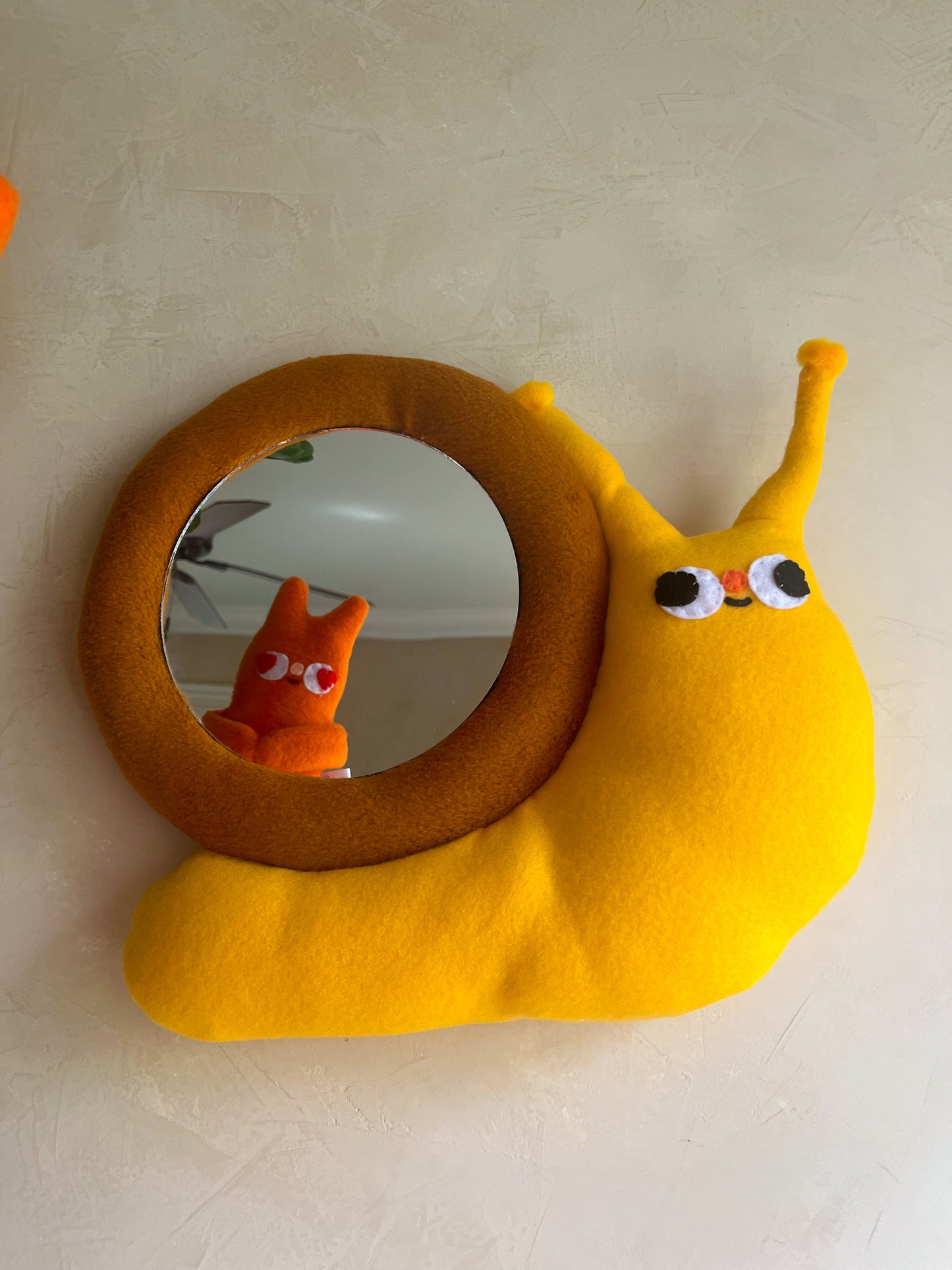 Normal Snail • Clunky Picnic Plush Mirror