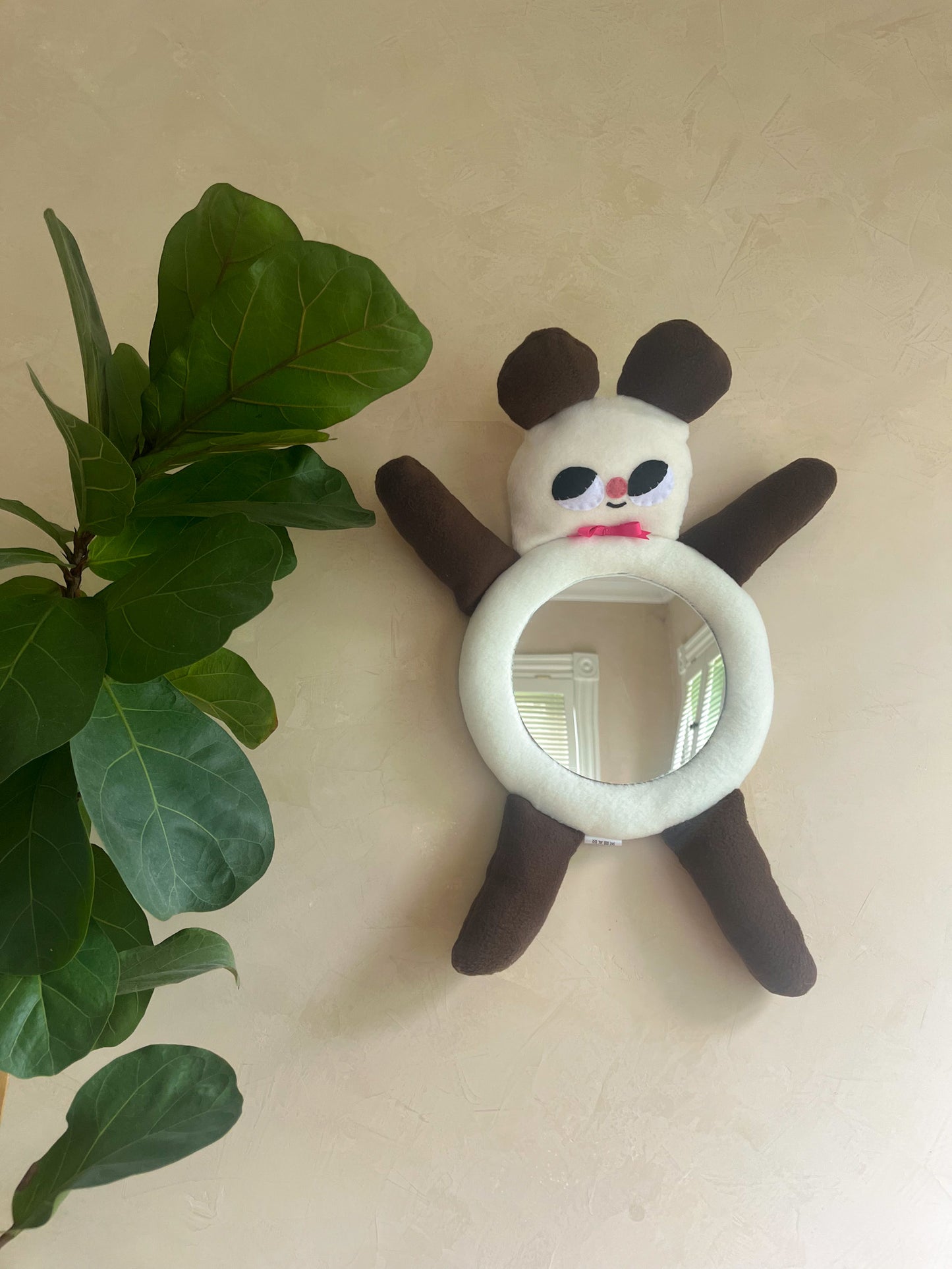 Panda Bear • Clunky Picnic Plush Mirror