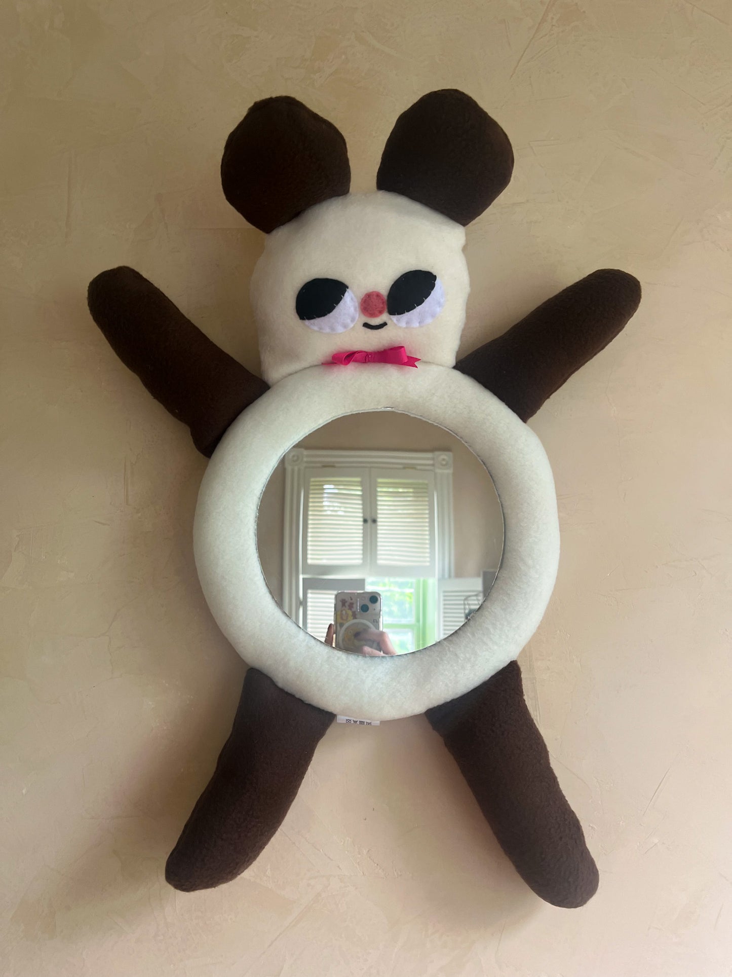 Panda Bear • Clunky Picnic Plush Mirror