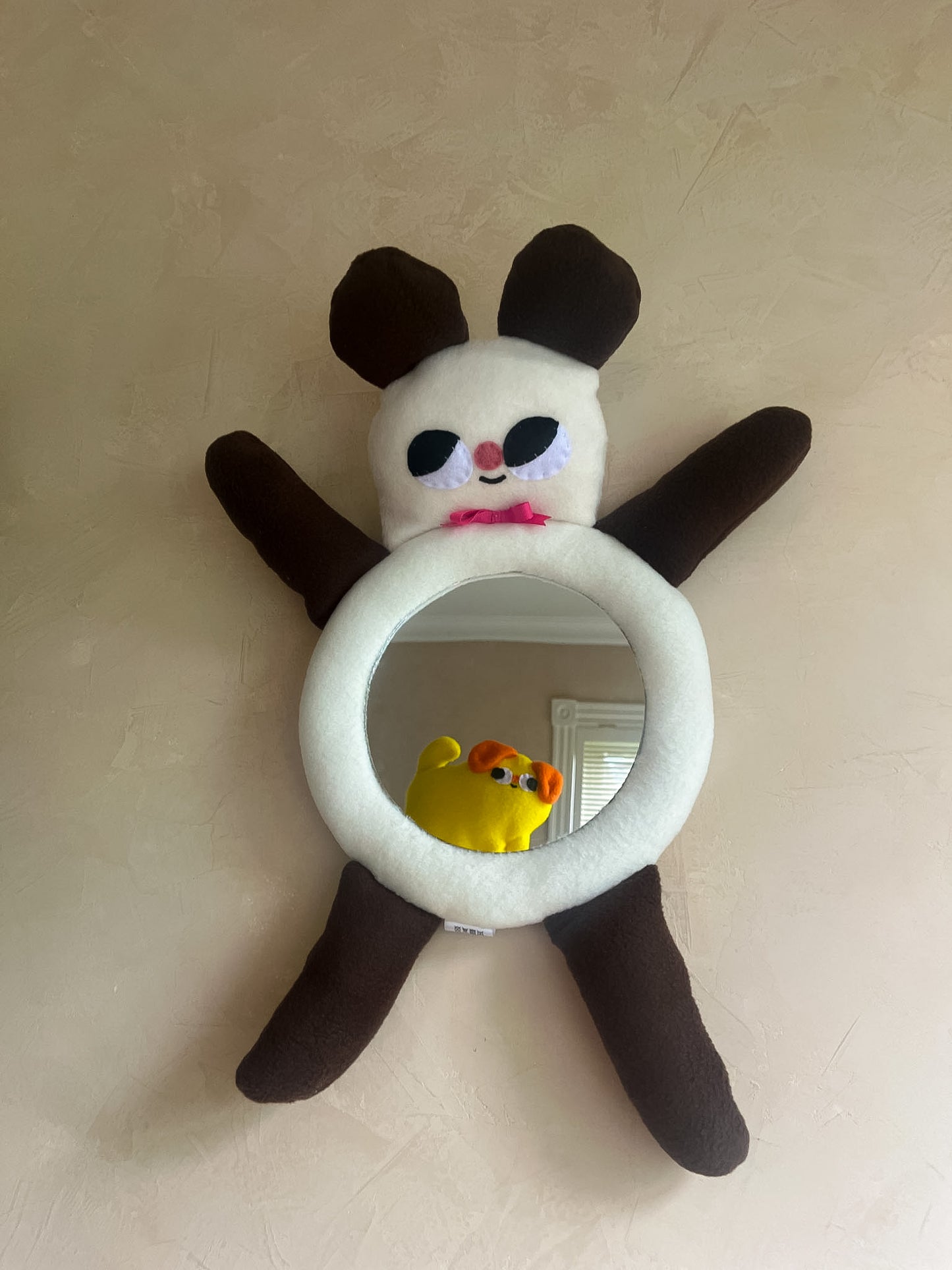 Panda Bear • Clunky Picnic Plush Mirror