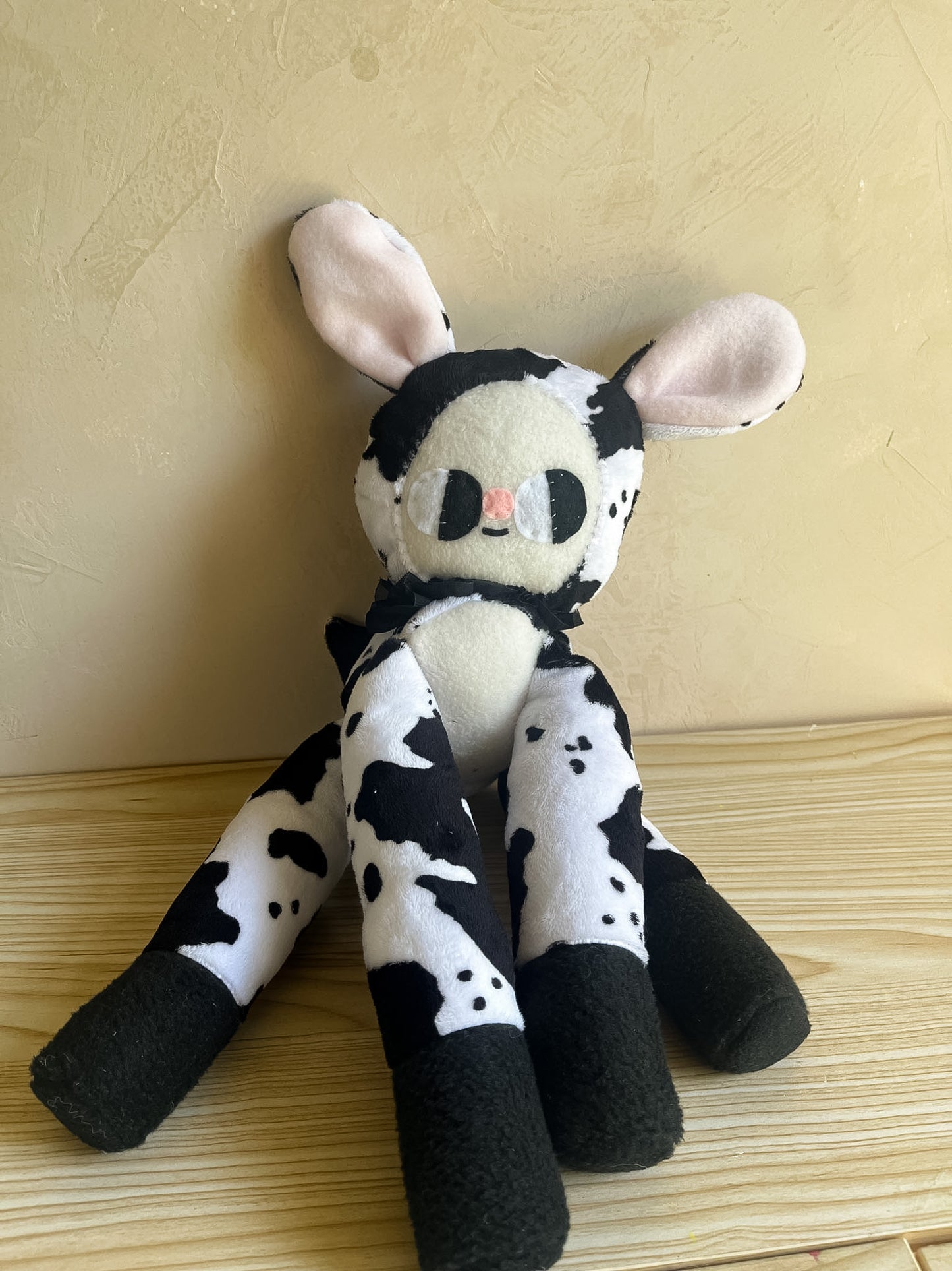 #6 Leggy Cow - Clunky Plushie