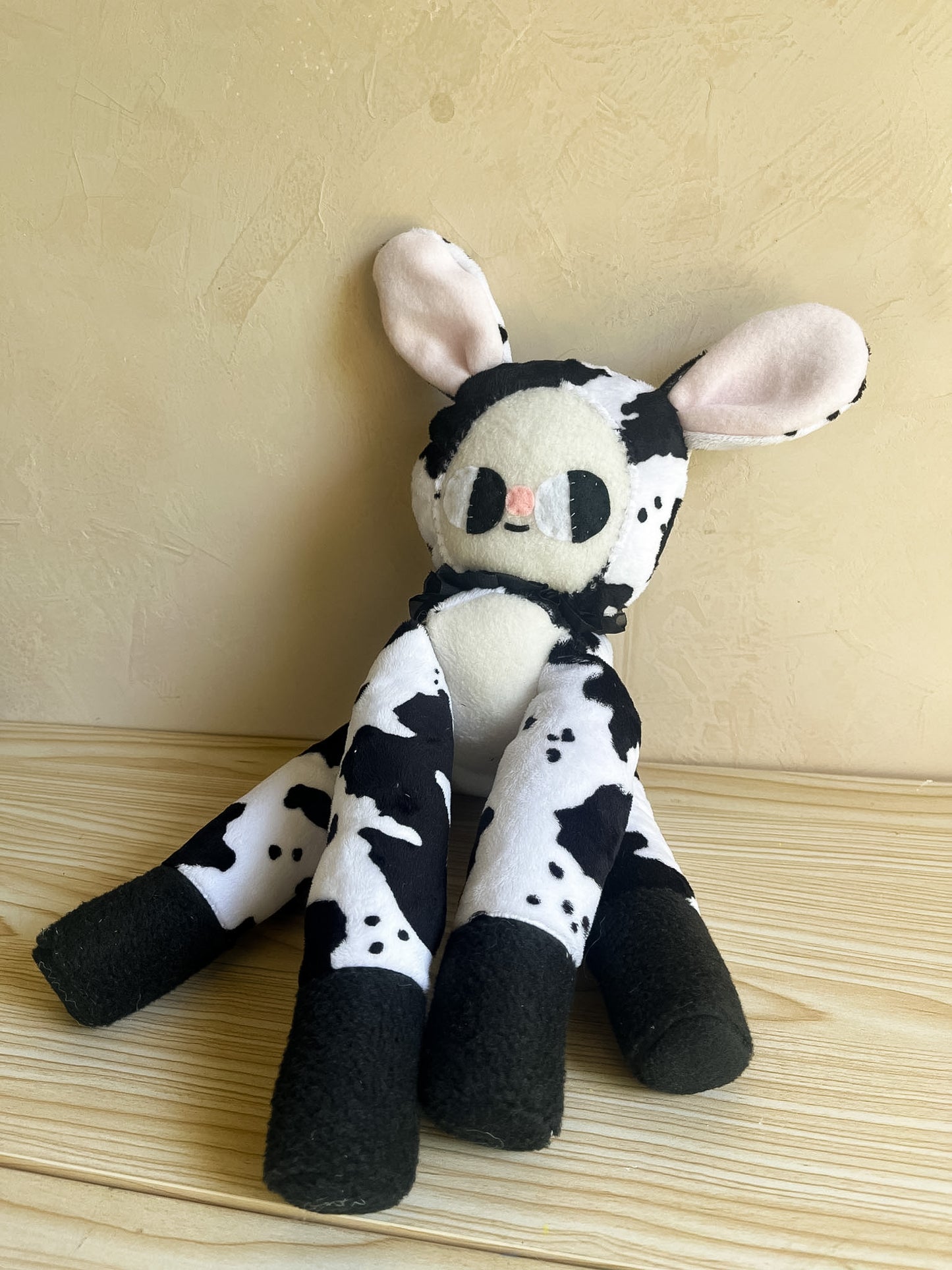 #6 Leggy Cow - Clunky Plushie
