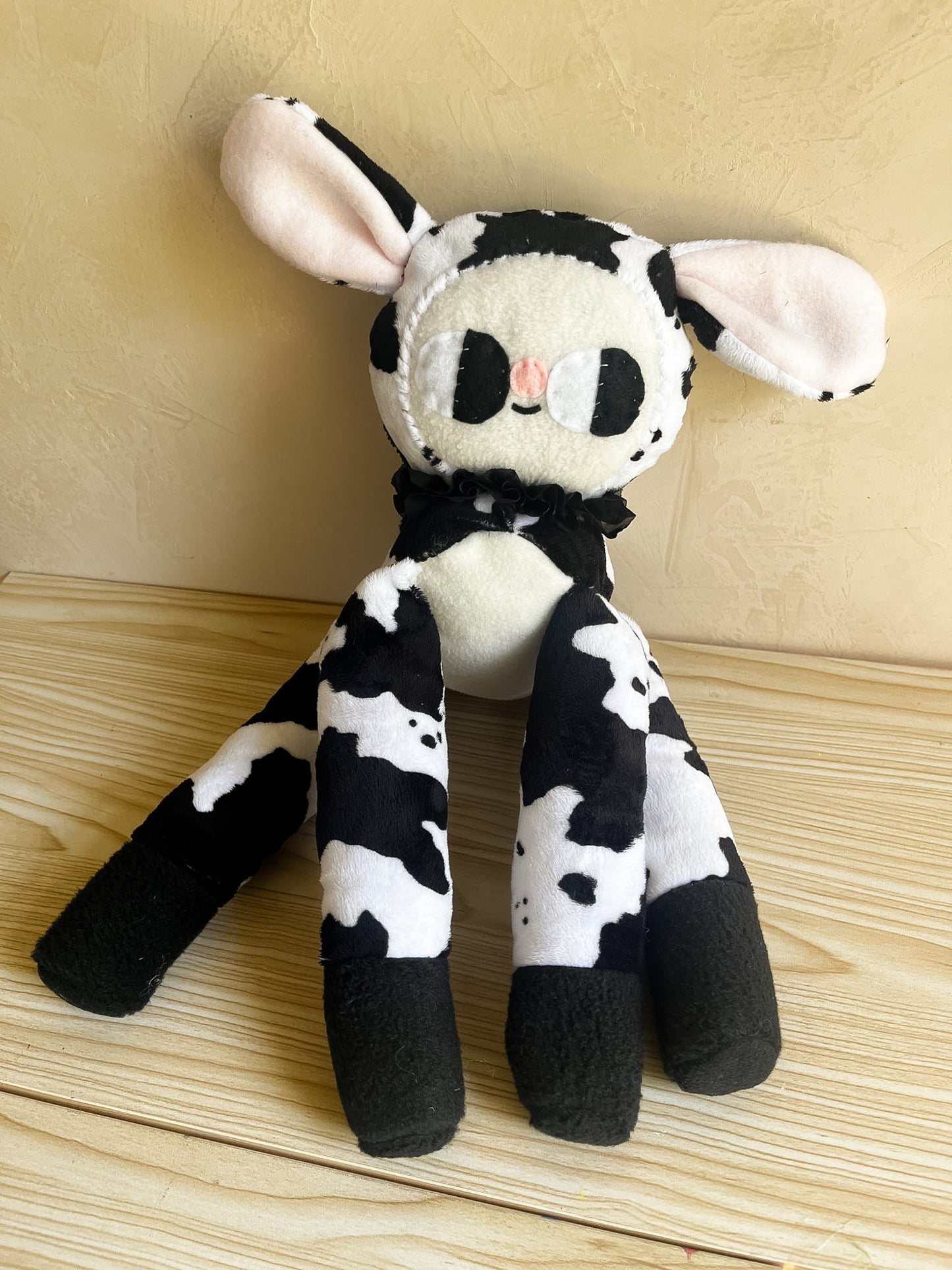 #2 Leggy Cow - Clunky Plushie