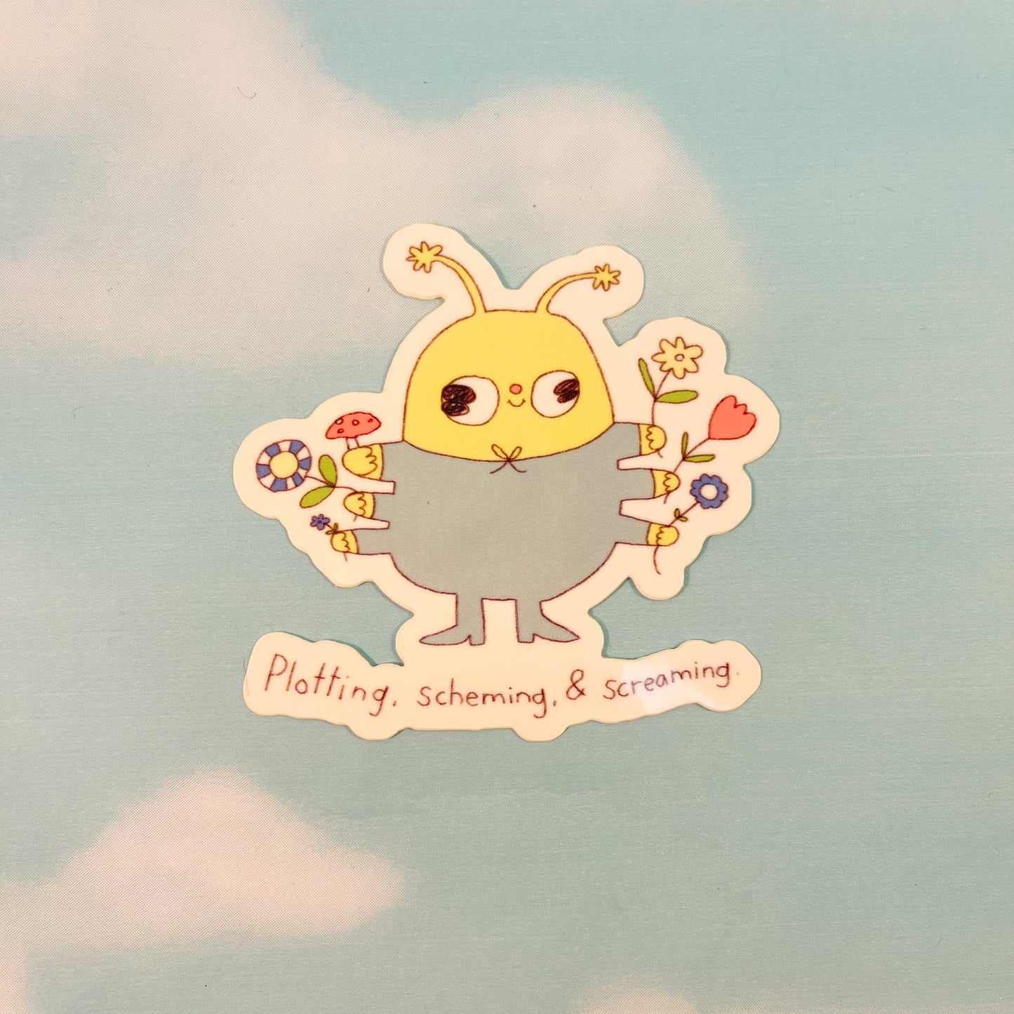 Scheming Bug Sticker